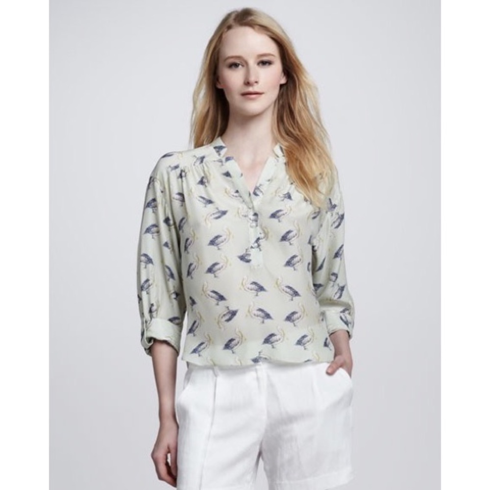 Milly Pelican Camila Printed Top-2